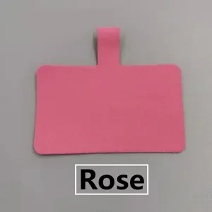Lanière de téléphone patch rose languette fixation universelle coque insert accessoire