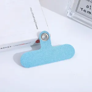 Junta de cordón para teléfono móvil de tela azul para accesorios de funda de smartphone