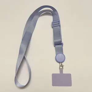 Tour de cou reglable pour telephone portable, laniere anti-perte solide et pratique.
