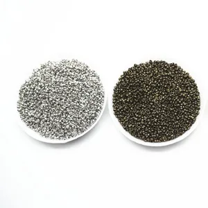 2mm metal crimp beads for DIY jewelry making accessories in silver and bronze colors