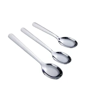 Cuchara de sopa de acero inoxidable hogar cuchara de cena juego 304 vajilla de cocina