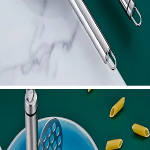 Stainless steel potato masher kitchen tool durable food press for baby food making cooking