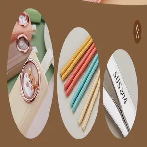 Tragbares Edelstahl-Essstäbchen-Set mit süßer Cartoon-Aufbewahrungsbox für Schüler.