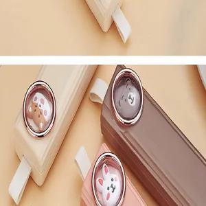 Tragbares Besteck-Set mit Box, süßes Tiersdesign für Schüler und den täglichen Gebrauch.