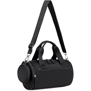 Sac de Voyage en Nylon Décontracté Voyage Fitness Sport Bagage Avec Détails de Chaîne et de Couture Pour Unisexe