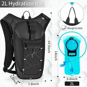 2L ciclismo mochila de hidratacion deporte al aire libre senderismo bolsa de agua pro