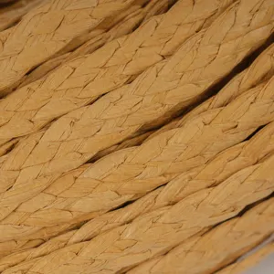 Handgemachte geflochtene Juteschnur Vintage dekorative DIY Handwerk Kordel Geschenkverpackung