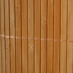 Close-up detail of natural woven bamboo texture showing fine craftsmanship and material quality.