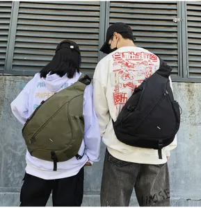 Unisex waterproof teardrop sling bag outdoor chest crossbody pack for men and women daily use