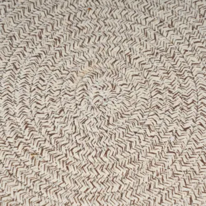 Close-up detail of the woven cotton rope texture, showing fine braided craftsmanship.
