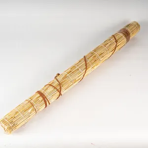 Natural reed roller blind roll for outdoor garden shading and home decoration upgrade