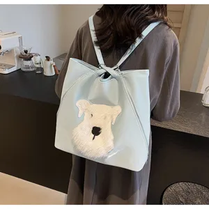 Lässiger pendel großer kapazität damen rucksack stilvolle vielseitige schultertasche