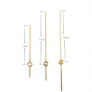 Vintage brass clock hands replacement quartz clock movement pointer minimalist style 3pcs