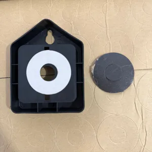 Couvercle arriere de mouvement d'horloge DIY avec ruban adheisif double face en EVA.
