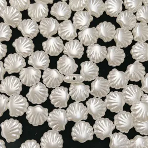 12x13mm imitation pearl mini shell beads DIY bracelet phone charm jewelry making accessories