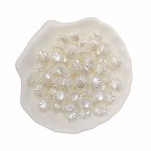12x13mm imitation pearl shell beads loose beads for DIY handmade jewelry phone charms