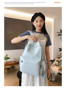 Japanischer minimalistischer Freizeitrucksack mit grossem Fassungsvermögen für Studenten