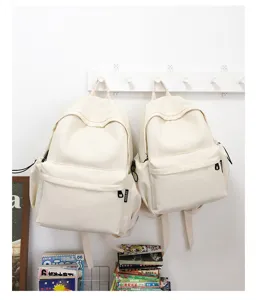Japanischer Stil einfacher leichter Campus Schulrucksack fur Damen und Herren Grosse Kapazitat