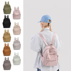 Women Casual Lightweight Water Resistant Nylon Backpack Small Travel Daypack For Business Commute School Bookbag