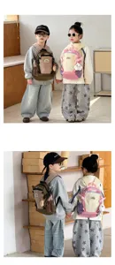 Kinder farblich abgesetzter Rucksack, leichte Outdoor Schultasche für Kindergarten Schüler.