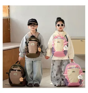 Kinder bunt schule rucksack leicht süß kontrastfarbe tägliche freizeit tagesrucksack jungen mädchen