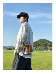 Outdoor lightweight single shoulder small bag travel messenger bag for men cycling sports
