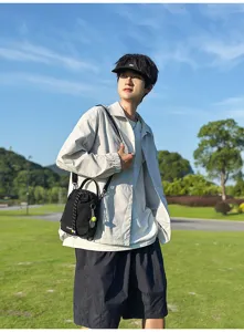 Outdoor lightweight single shoulder small bag casual messenger bag mens travel sports phone