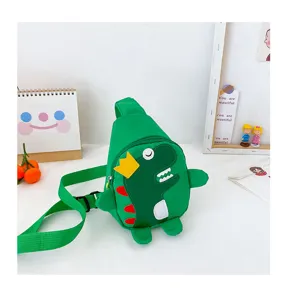 Joli sac de poitrine dinosaure pour enfant sac à bandoulière extérieur voyage mode tendance