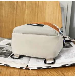 Outdoor lightweight crossbody shoulder bag, compact travel phone and gear pouch detail view.