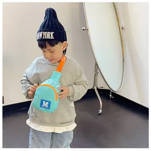 Kinderen kleurrijke borsttas lichtgewicht crossbody tas voor jongens meisjes dagelijks gebruik