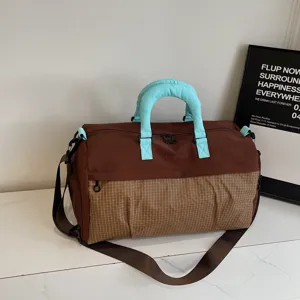 Large Capacity Travel Duffel Bag Women Fashion Lightweight Tote Crossbody Gym Bag Short Trip