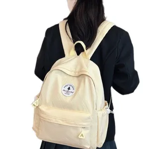 Mochila casual minimalista de gran capacidad para mujeres y estudiantes uso diario nuevo.