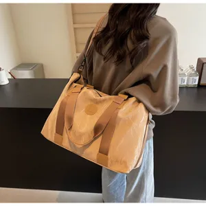 Große Kapazität Reise Duffle Bag wasserdichte Fitness Sport Handtasche für Damen Stil