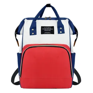 Sac à dos à langer multifonctionnel et grande capacité, élégant sac de maman pour bébé.