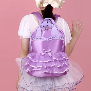 Meisjes Ballet Dans Rugzak Grote Capaciteit Schattige Prinses Schooltas Waterdicht Nylon Boekentas met Tutu Rok