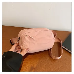 Korean style nylon women waist bag chest bag fashion crossbody bag casual outdoor travel bag