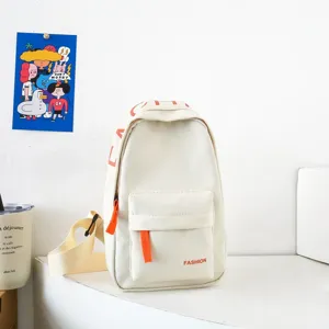Minimalist children's chest bag stylish single shoulder crossbody bag for boys daily use