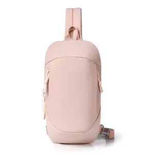 Casual Nylon Chest Bag For Men And Women Waterproof Outdoor Travel Sling Bag Portable Lightweight Crossbody Bag Sports Daypack