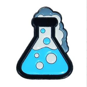 Chemistry flask shoe charm accessory cute science lab jibbitz for clogs decoration