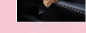 Bambola capibara in peluche per auto braccialetto slap decorazione d'interni carina.