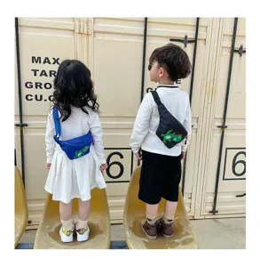 Kids dinosaur chest bag cute children crossbody bag casual cartoon waist pack style