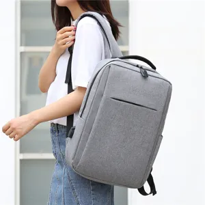 Casual Business Oxford Cloth Backpack Για Άνδρες Και Γυναίκες Τσάντα Laptop Αδιάβροχη Ανθεκτική Στη Φθορά