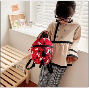 Cute kids dinosaur backpack for toddler boys and girls, lightweight anti-lost school bag.