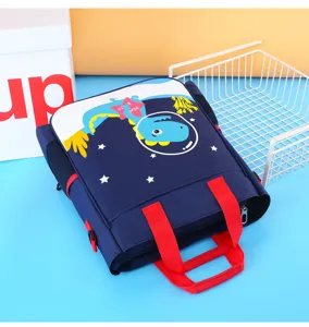 Children cartoon dinosaur backpack cute school bag casual shoulder handbag for students kids