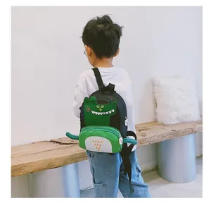 Kids dinosaur backpack cute cartoon school bag for toddler boys daily outdoor use