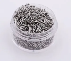 Confezione sfusa di perni per piercing in acciaio inossidabile, ricambi per orecchini fai da te.