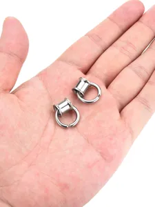 1Pair Stainless Steel Ear Weights Tunnels Gauges Stretchers Body Piercing Jewelry