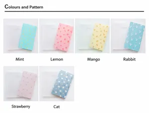 Cute cartoon business card holder and LOMO card storage book with various lovely pattern options.