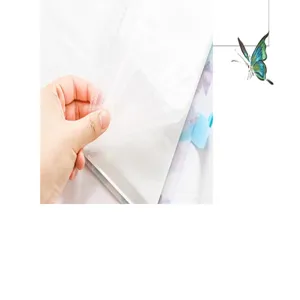 Clear card album inner pages with transparent pockets for photo cards and name cards display.