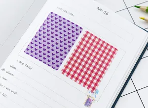 Cute journal stickers and planner deco set, perfect for DIY scrapbooking and diaries.